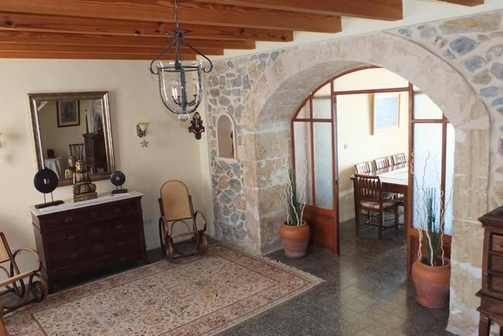 Villa Maria, Bonita Casa Con Jardin Y Piscina Privada En Andraitx Buitenkant foto
